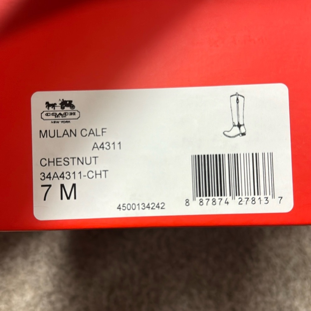 Coach Mulan Calf riding boots